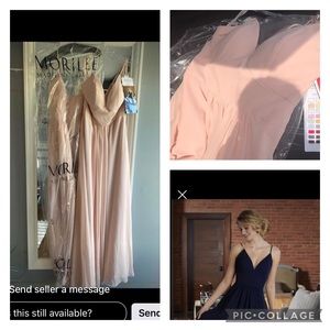 Morilee bridesmaid dress colour blush size 8. I have 3 of them never worn